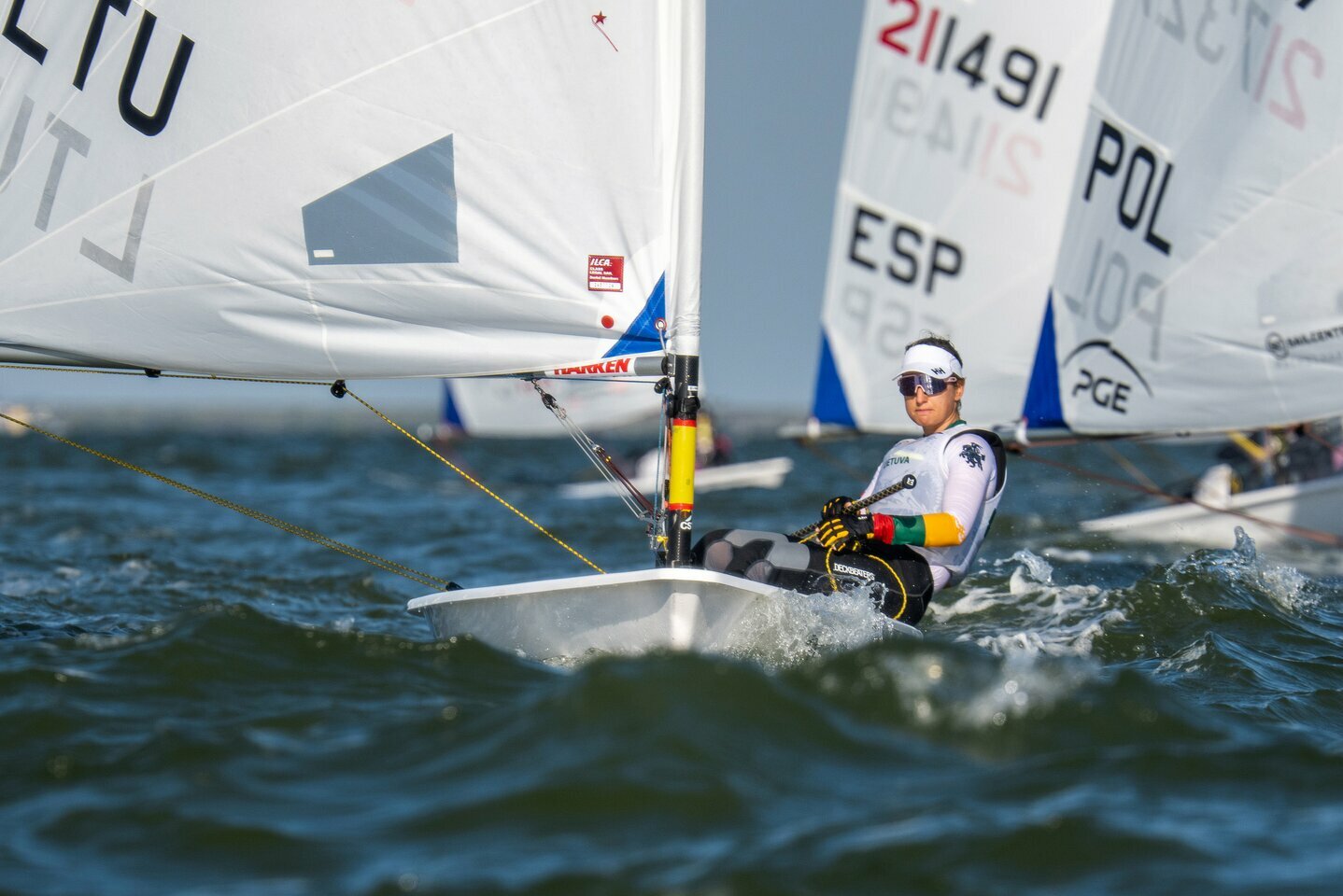 Nonostante il caos, il marinaio olimpico V. Andrulytė si è qualificato per la finale del Campionato Europeo