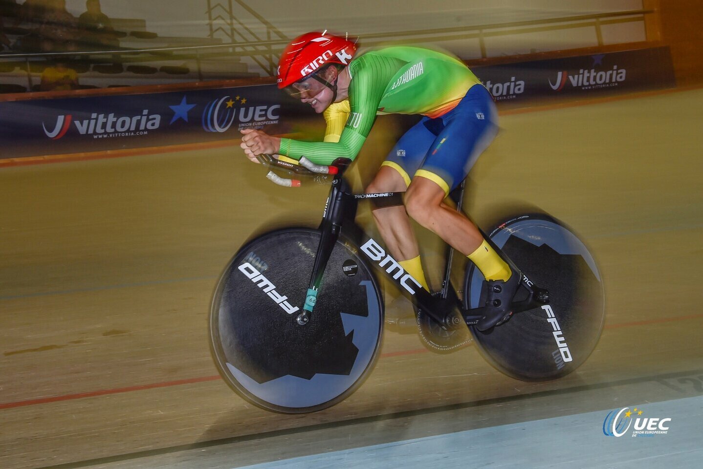 Il Sig. Sakavičius è entrato nella top 10 del Campionato Europeo Junior su Pista