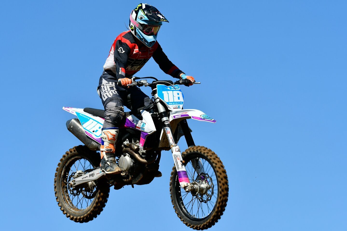 I primi punti di A.  Skudutytė al Campionato mondiale di motocross femminile