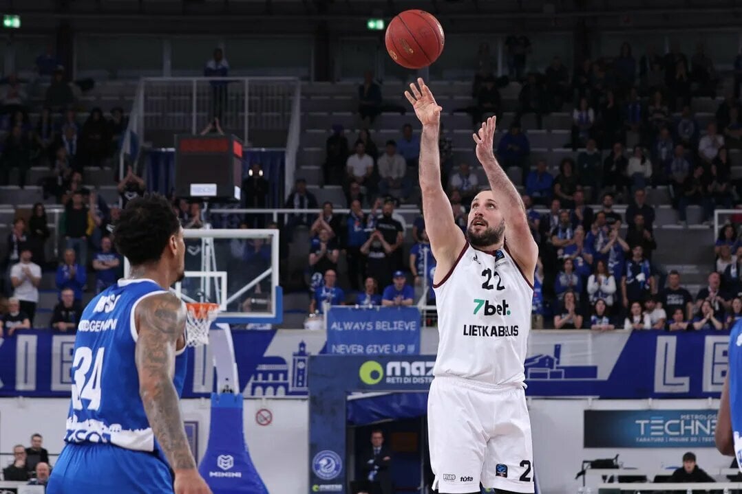 Battendo il club italiano, 7bet-Lietkabelis ha esteso la serie di vittorie nel torneo di Coppa dei Campioni